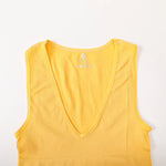 Women Crop Top Sexy Seamless Underwear Female Fitness Sleeveless Camisole Plunge Bralette Sports Cropped Tops Lingerie
