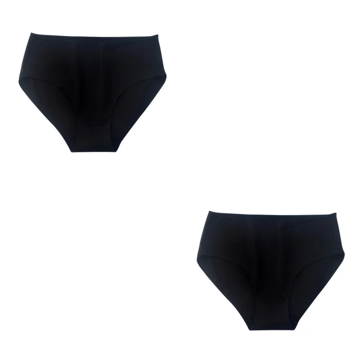 2PCS/Set Cotton Briefs Women High Waist Underpants Solid Color Lingerie Female Comfot Breathable M-2XL Panties Intimates
