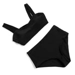 ZTVitality Brown Bikinis Wide Straps Push Up Bikini 2025 Padded High Waist Swimsuit Female Sexy Swimwear Women Brazilian Biquini