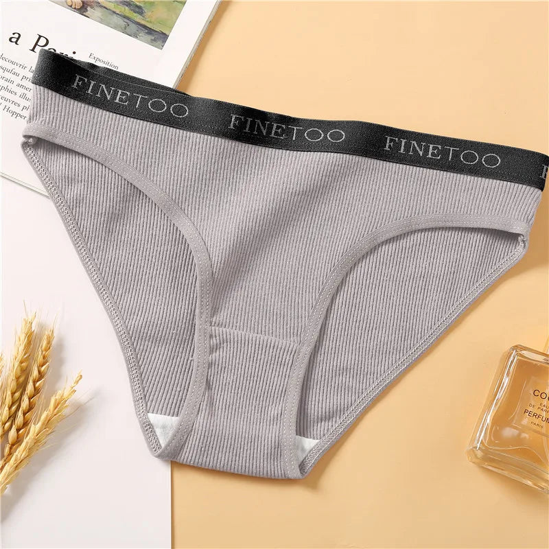 1Pc Cotton Women Panties Big Size M-2XL Briefs Sexy Brand Band Low Waist Underwear Ladies Fashion Panty Girls Intimates Lingerie