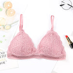 Women Lace Bralette Push Up Bras Female Wire Free Brassiere Backless Underwear Push-Up Bra Removable Pads Sexy Lingerie