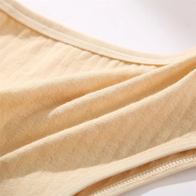 3Pcs/Set Women Cotton G-String Panties Female Low Rise Thongs Ladies Sexy Bikini 7 Solid Color Girl Soft M-XL Intimates Lingerie