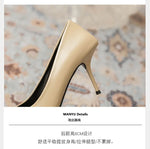 Pumps shoes Women Fashion Office Basic High Heels Work Lady Shoes Black Pink Green Thin Heels Brand Point Toe998