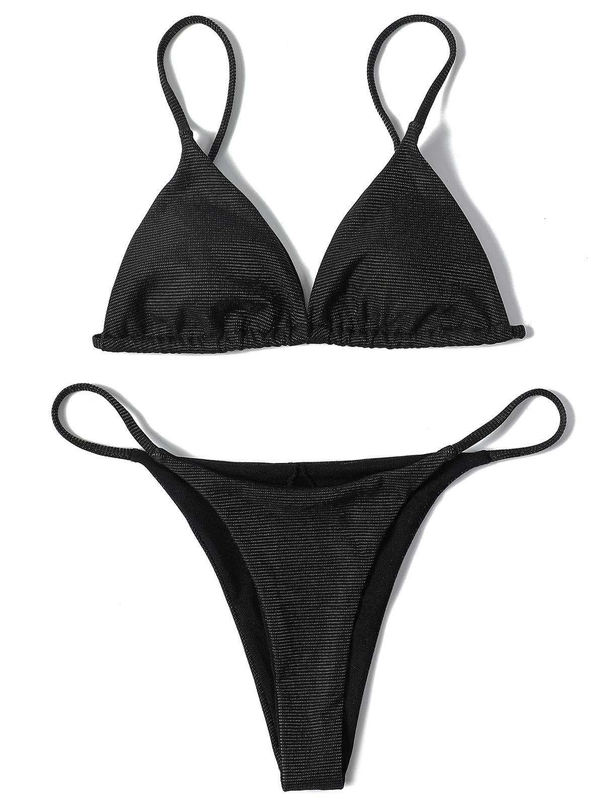 ZTVitality Shiny Sexy Micro Bikini 2022 New Arrival Push Up Low Waist Bandage Swimsuit Women Swimwear Brazilian Bathing Suit S-L