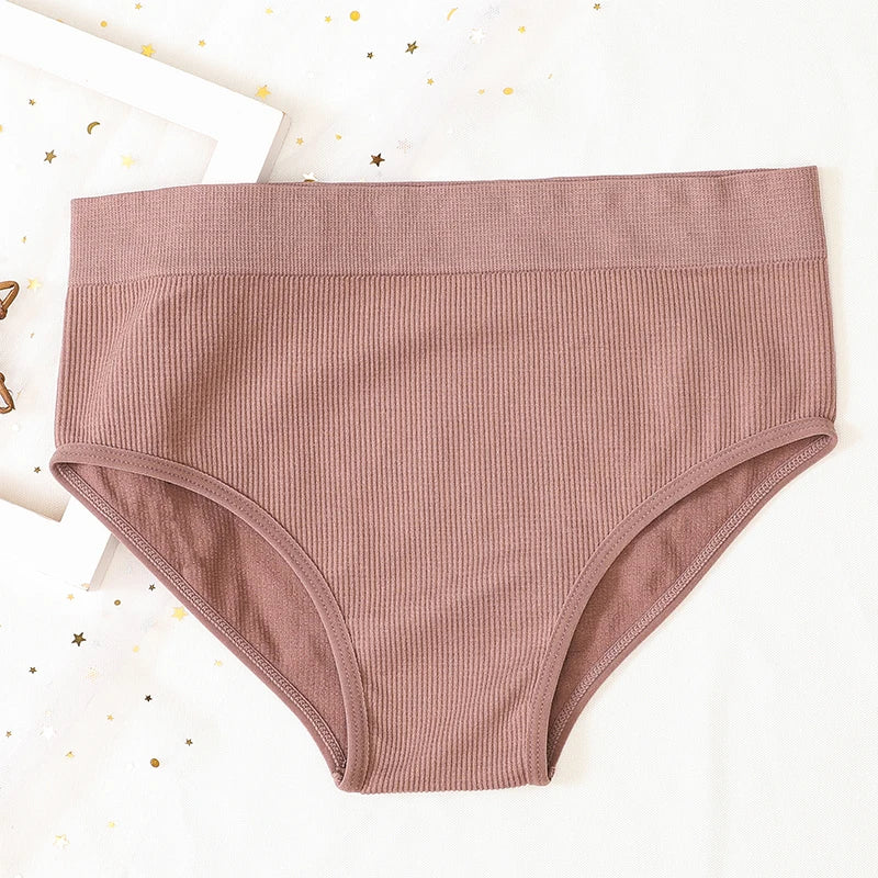 1PC Seamless Panties Women Sexy High Waist Brief Hip Lift Underwear Female Underpants Shaperwear High Rise Panties Lingerie M-XL
