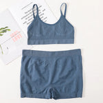 Women Bra Set Comfort Bra Top And Shorts Set Underwear Female Low Back Crop Top Female Seamless Underwear Sexy Lingerie Bralette