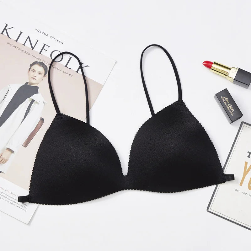Push Up Bras For Women Seamless Bra Backless Bralette Push Up Lingerie Wireless Female Intimates Comfort Underwear Brassiere