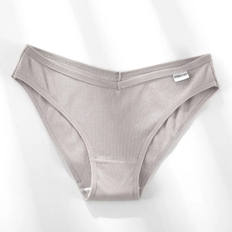 1Pc Cotton Women Panties Big Size M-2XL Briefs Sexy Brand Band Low Waist Underwear Ladies Fashion Panty Girls Intimates Lingerie