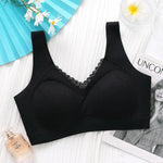 Breathable V-Neck Gather Seamless Bralette Sexy Thai Latex Bra Women's Underwear Wireless Push Up Brassiere Ladies Lingerie