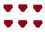 6Pcs/Set Women High Waist Cotton Briefs Breathable Panties Seamless Edge Comfort Underwear Solid Color Soft M-2XL Intimates