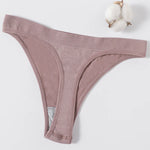 M-XL Women's Thongs Seamless G-string Brazilian Panties Sexy Underwear Cotton Briefs Low Waist Thongs Ladies Lingerie
