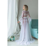 Fashion Sexy Women SolidMesh Lace V neck Sleepwear Babydoll See Through Ladies Floral Nightwear Robes