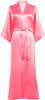 Sexy women extra long bathrobe Silky Satin robe Charming Women's Lengthened Casual Bathrobe Long Sleeved Robe Homewear