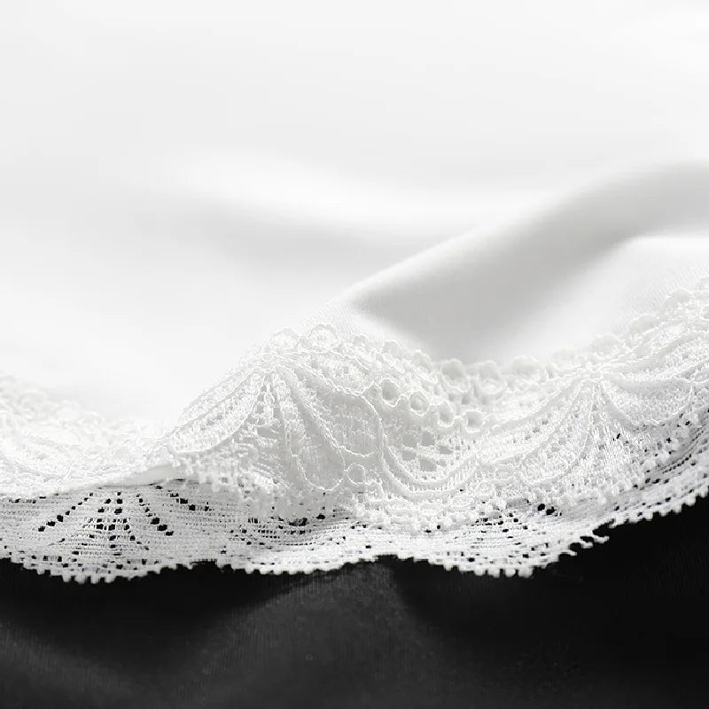 Ice Silk Safety Pants Women Shorts High Rise Underwear Sexy Lingerie Summer Under Skirt Shorts Female Lace Panties