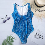Striped Women One Piece Swimsuit High Quality Swimwear Printed Push Up Monokini Summer Bathing Suit Tropical Bodysuit Female