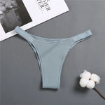Sexy Low Rise Cotton Panties for Women Female Briefs Pantys LadiesLetter Belt Underwear Girls M-XL Intimates Lingerie FINETOO