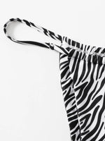 ZTVitality Zebra Print Push Up Bikini Sexy Bikinis 2021 New Arrival Padded Bra Low Waist Swimsuit Female Swimwear Women Biquini