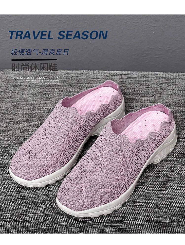 Women Casual Shoes Fashion Breathable Walk Mesh Flat Shoes Lady Sneakers Women Tenis Feminino Shoes LadyMesh Summer Shoesty76