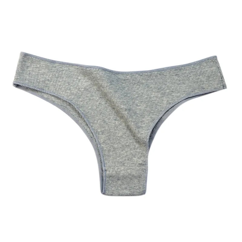 4Pcs/Set Cotton Panties Women Breathable Briefs Soild Underwear Female Underpants Low Waist Brazilian Panty Sexy Lingerie M-XL