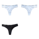 3Pcs/Set Cotton Panties Sexy G-string Low Rise Panties Women Seamless Underwear Set Female Underpants Breathable Lingerie Panty