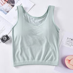 Women Tank Top Sexy Lingerie Female Camis Top Sleeveless Vest Underwear Knitted Top SexyTee Summer Tanks Padded Camisole