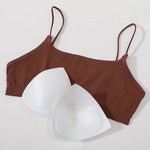 Seamless Bra Tube Tops Women Sexy Underwear Low Back Square Neck Lingerie Backless Bandeau Sexy Removable Pads Tube Bras