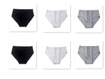 6Pcs/Set Women High Waist Cotton Briefs Breathable Panties Seamless Edge Comfort Underwear Solid Color Soft M-2XL Intimates