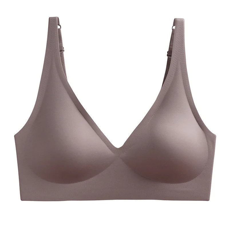 No Show Bras For Women Push-Up Bra Wire Free Brassiere Sexy Lingerie Padded Underwear Plus Size Sleepwear Bra Intimates S-3XL