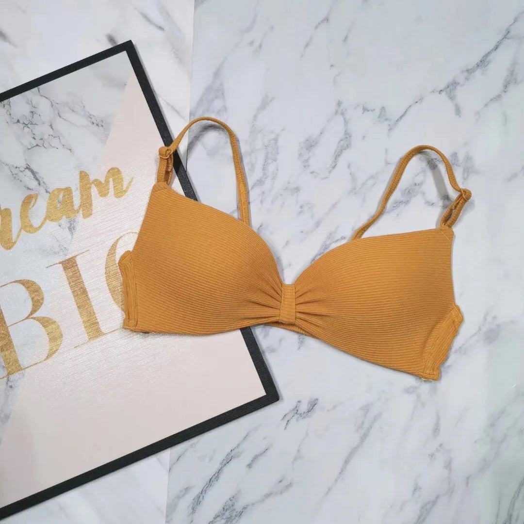 Push Up Bra Wire Free Bras For Women Sexy Padded Bralette A B Cup Bra Female Brassiere Seamless Underwear Ladies Lingerie