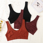 Women Seamless Tube Top Underwear Wireless Bra Low Back Sexy Lingerie Comfort Unlined Crop Top Sleeveless Solid Bra Tops