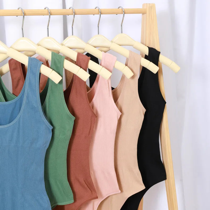 Women Seamless Jumpsuits Tummy Control Shapewear Pants Female Bodysuit Slimming Underwear U Back Tops Sexy Thongs Bodyshaper