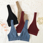 Seamless Tube Top Push-up Bras for Women Deep V Neck Underwear Low Back Brassiere Unlined Sexy Lingerie Crop Top Women Bralette