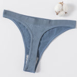3Pcs/Set Women Brazilian Panties High Rise G-string Thongs Female Underpants Sexy Lingerie Sports Seamless Underwear M-XL T-Back