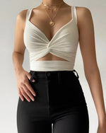 Sexy Women Sleeveless Short Crop tops Ladies Vest Casual Tank Top Women's Tube Top Female Black White