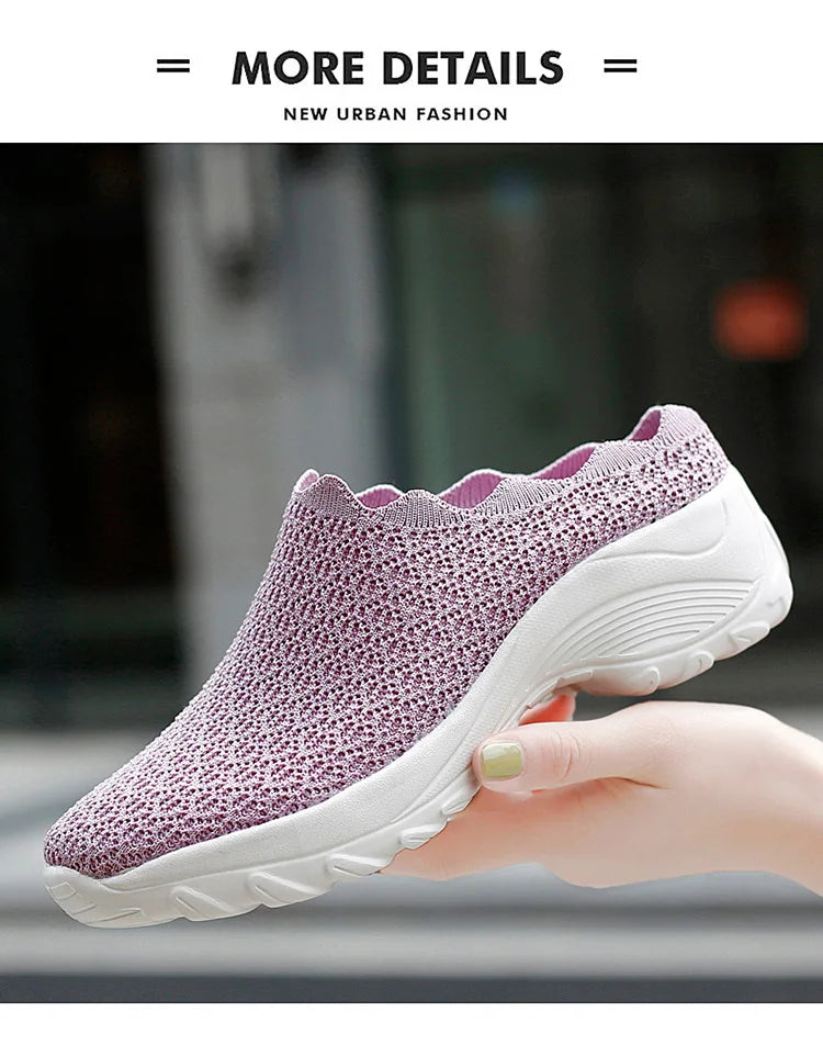 Women Casual Shoes Fashion Breathable Walk Mesh Flat Shoes Lady Sneakers Women Tenis Feminino Shoes LadyMesh Summer Shoesty76