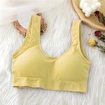 FINETOO Padded Tube Tops Sexy Crop Top Seamless Underwear U-Back Wrapped Chest Streetwear Female Fitness Tops Tank Lingerie 2020