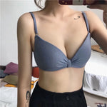 Push Up Bra Wire Free Bras For Women Sexy Padded Bralette A B Cup Bra Female Brassiere Seamless Underwear Ladies Lingerie