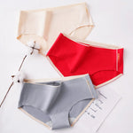 1 Pack Seamless Panties for Women Comfort Underwear Low-Rise Lingerie Ladies Cotton Crotch Briefs M-XL