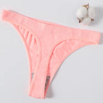 M-XL Women's Thongs Seamless G-string Brazilian Panties Sexy Underwear Cotton Briefs Low Waist Thongs Ladies Lingerie