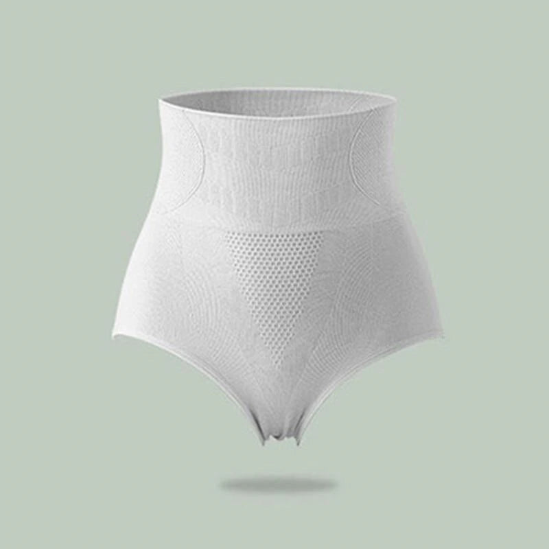 High-Waisted Seamless Shaping Panties for Women Breathable Honeycomb Mesh Tummy Trimmer Hip Lifter Control Briefs