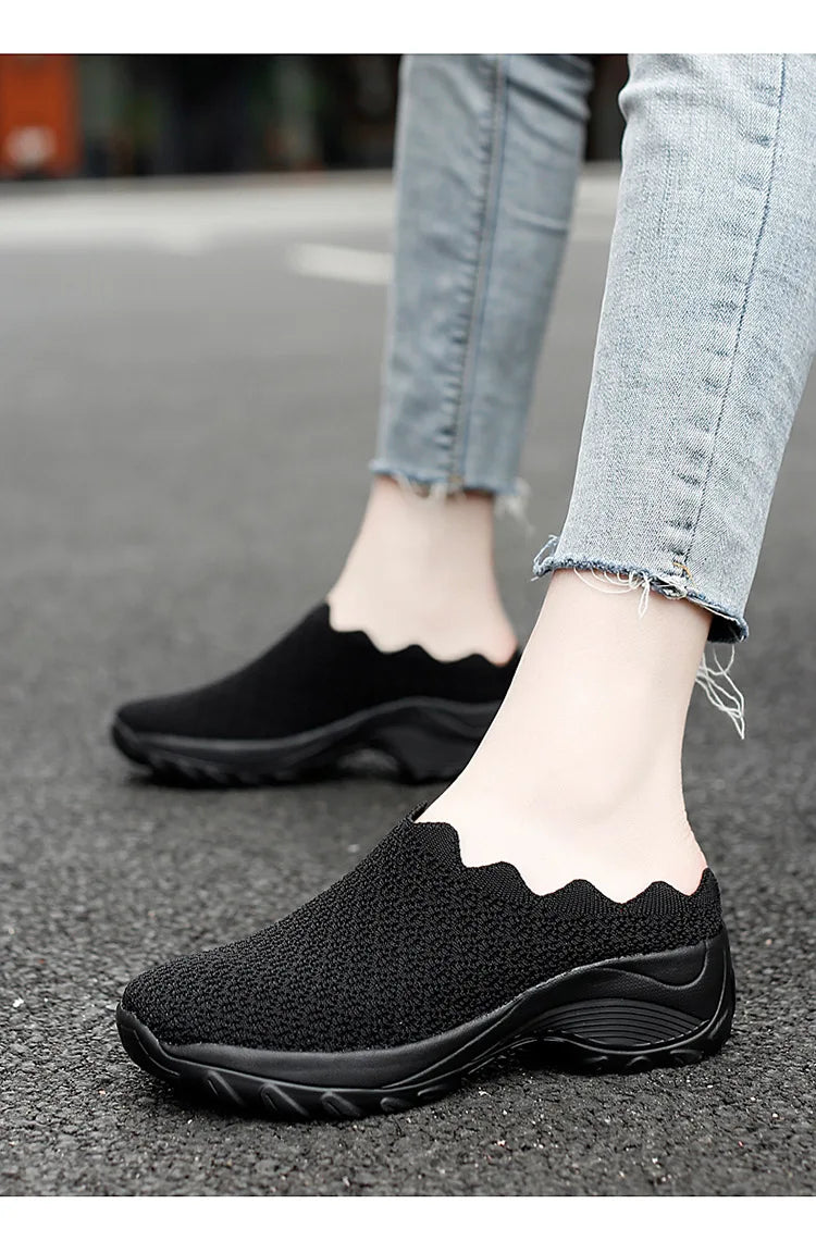 Women Casual Shoes Fashion Breathable Walk Mesh Flat Shoes Lady Sneakers Women Tenis Feminino Shoes LadyMesh Summer Shoesty76