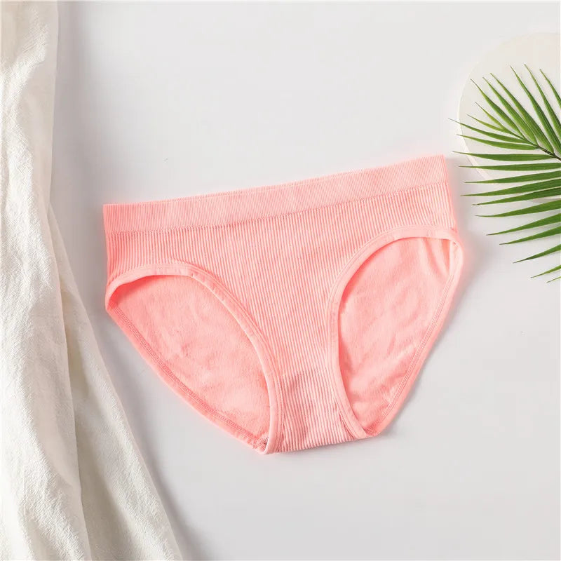 Seamless Panties Women Briefs Cotton Briefs Sexy Underwear Women's Underpants Girls Soft Lingerie Comfort Ladies Panty M-L