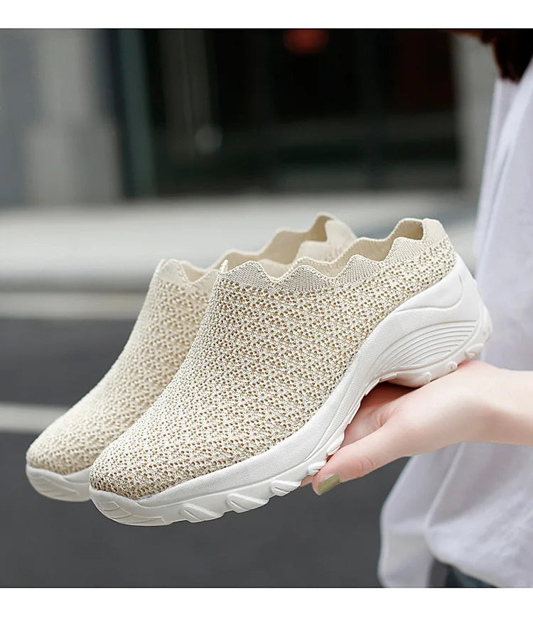 Women Casual Shoes Fashion Breathable Walk Mesh Flat Shoes Lady Sneakers Women Tenis Feminino Shoes LadyMesh Summer Shoesty76
