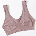 Seamless Bra Non-wire Tank Bras For Women Sports Underwear Sexy Lingerie B C Cup Crop Tops Comfy Unlined Ladies Intimates M-L