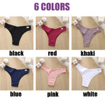 Women Cotton Briefs Panties Ladies M-2XL Underwear Sexy Low Waist Panti Female Seamless Lingerie Girls Plus Size Soft Intimates