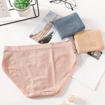 2Pcs/Set Women Panties Low Rise Briefs Seamless Underwear Female Full Coverage Back Bottoms Sports Underpants Sexy Lingerie M-L