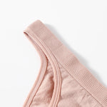 2PCS/Set Seamless Women Brazilian Panties Female Underpants High Leg Cut Underwear Sexy Lingerie Bikini Sports Briefs M-L