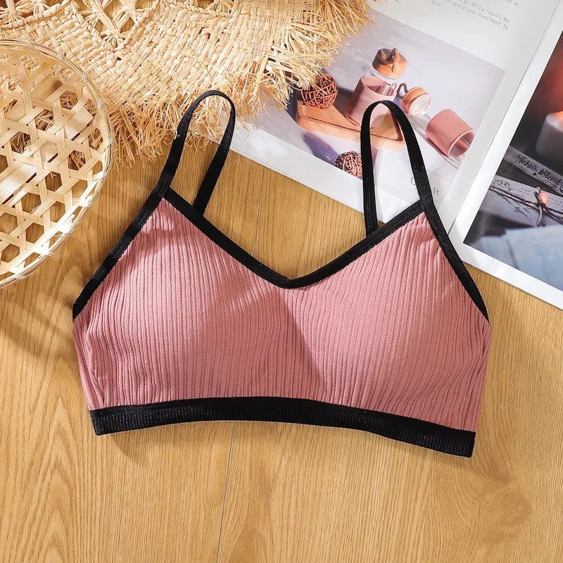 Non-wire Tube Bras For Women Seamless Underwear Sexy Lingerie U-Shape Low Back Bra Top Female Removable Pads Brassiere