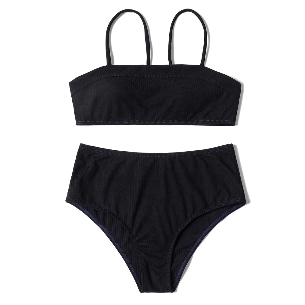 ZTVitality Solid Sexy Bikini 2025 New Arrival Padded Bra High Waist Swimsuit Brazilian Swimwear Women Bathing Suit Beachwear S-L