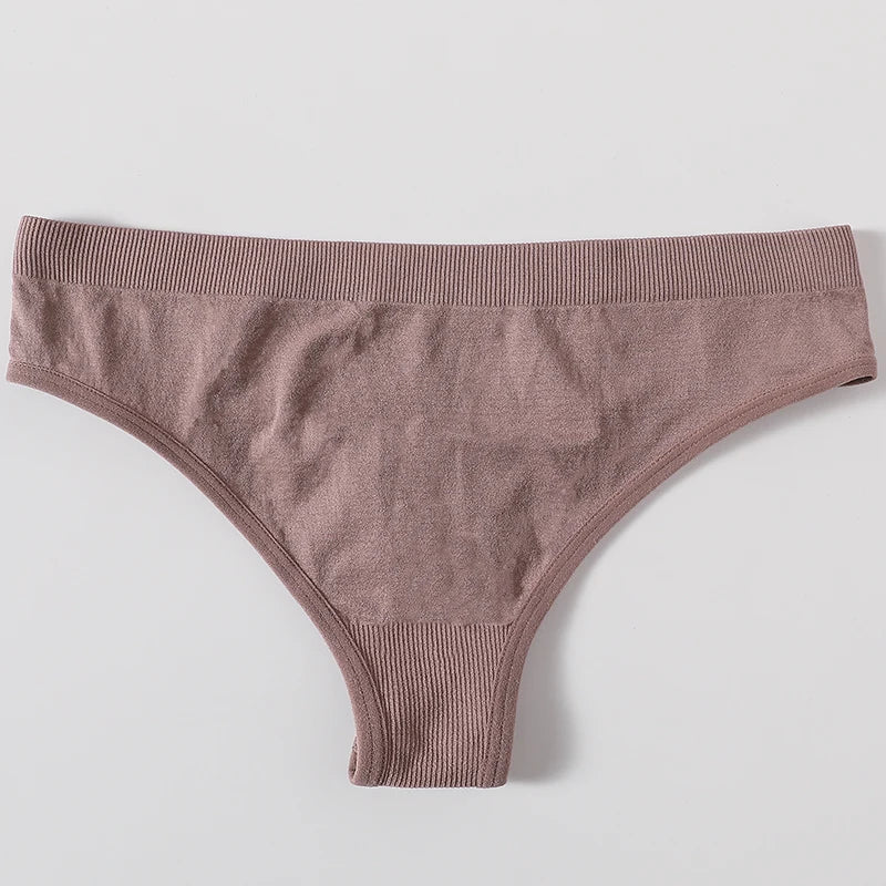 3Pcs/Set Thongs Women's G-String Sexy Female Seamless Underwear Breathable Panties Soft Sexy Lingerie Comfort Intimate